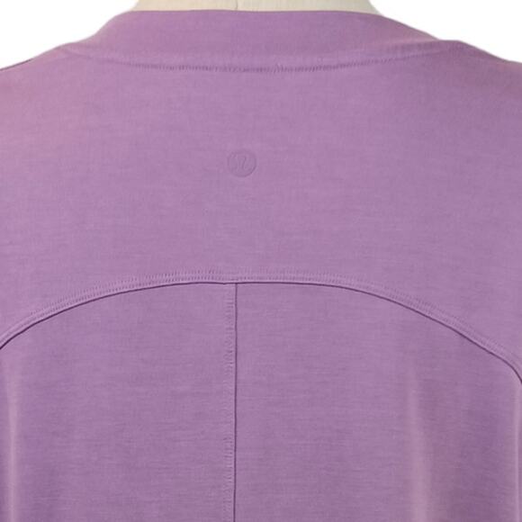 Lululemon SZ 8 Side Cinch Long Sleeve Crew Wisteria Purple - Picture 7 of 8